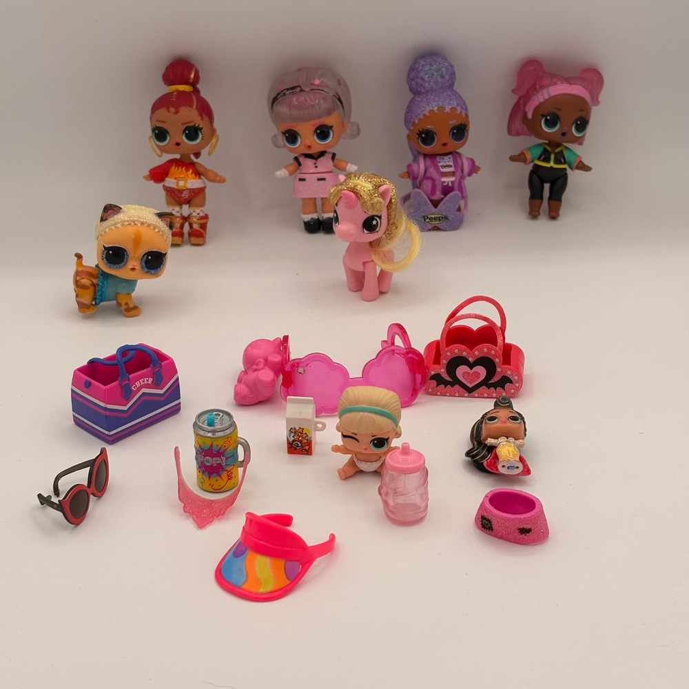 L.O.L. Surprise! Doll Lot Kids One Size Multicolor Excellent Mixed Accessories